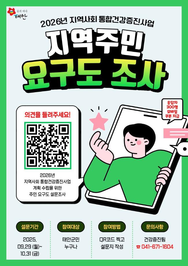 지역주민 요구도 조사