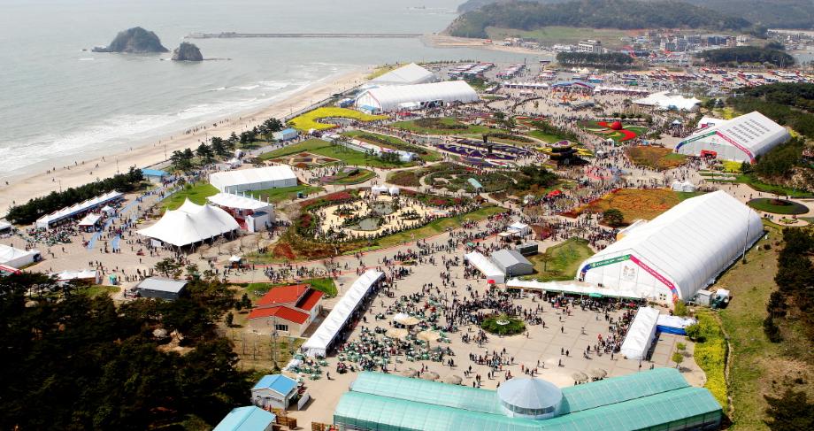 태안 꽃축제, 안면도 꽃지 해안공원에서 세계 축제로 ‘활짝’
