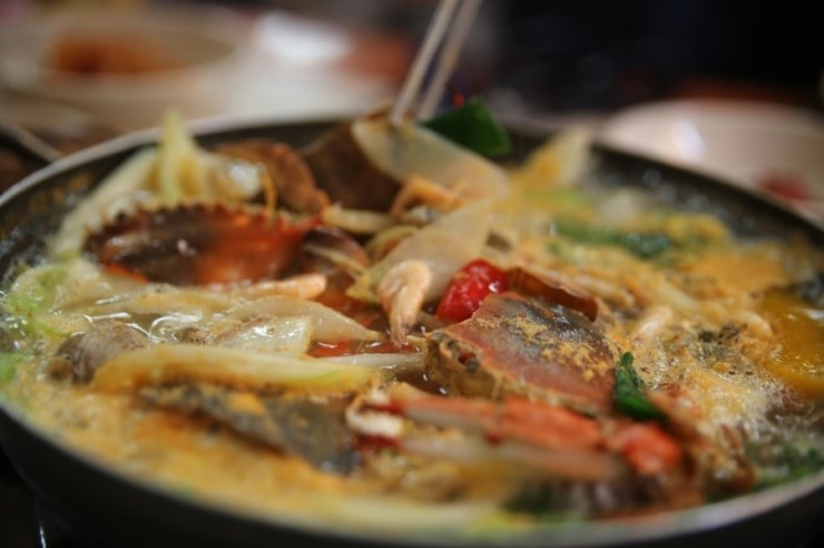 뚝배기식당 게국지,우럭젓국