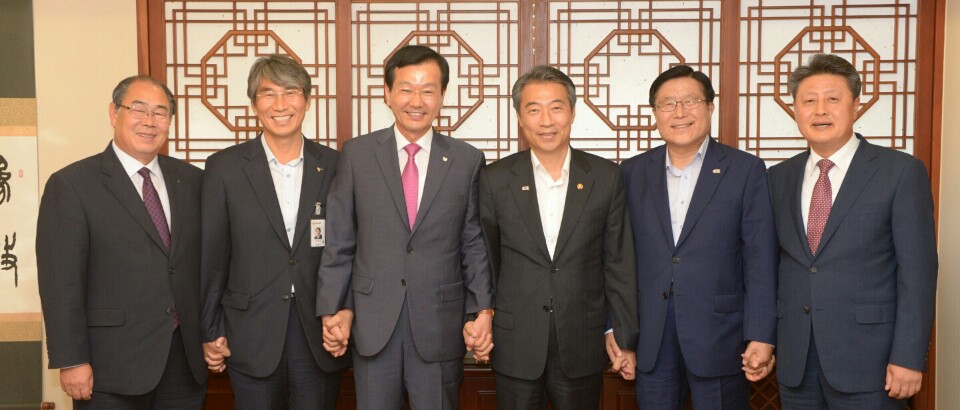 한상기 태안군수, 정종섭 행정자치부 장관 면담