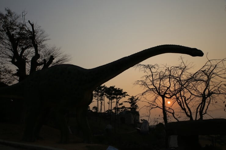 수억년 전의 공룡이 살아있다! '안면도 쥬라기 박물관'