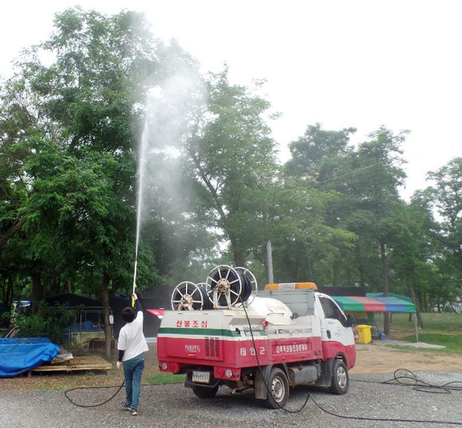 태안군, ‘돌발해충 꼼짝마!’ 미국선녀벌레 등 집중 방제 나서