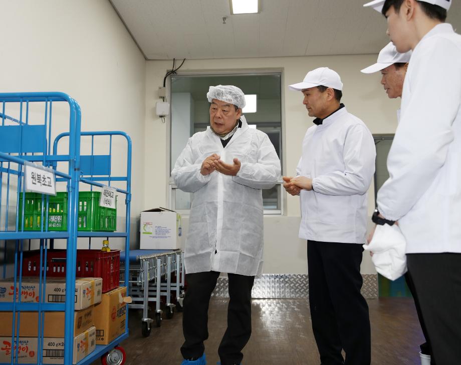 태안군, 건강하고 안전한 학교 급식 ‘직접 책임진다!’