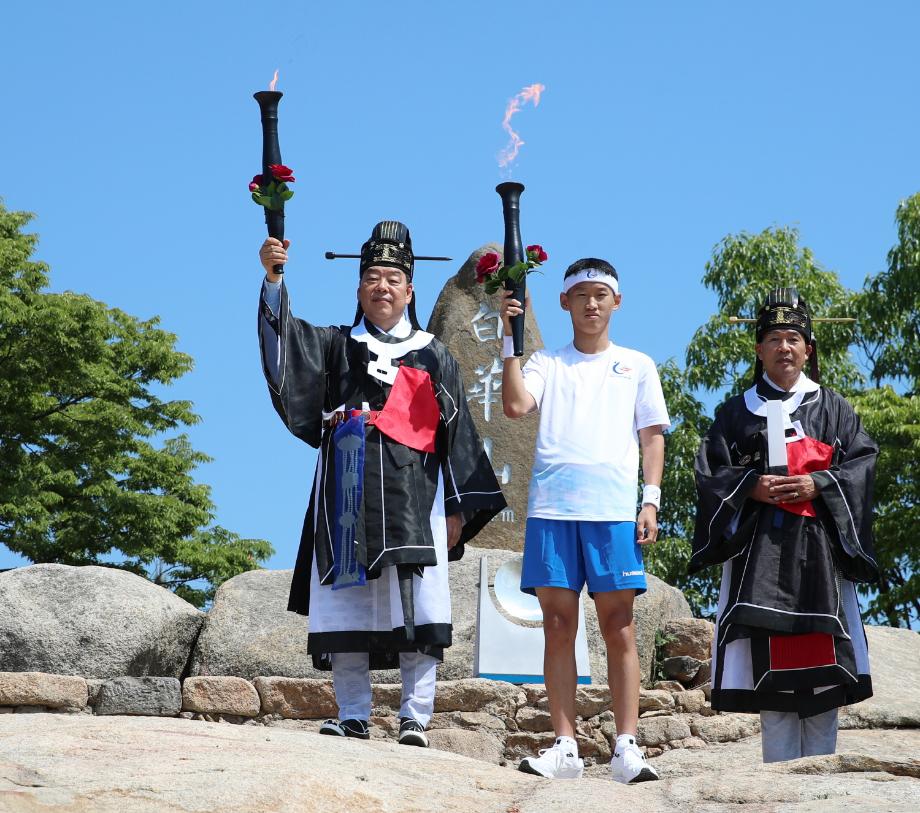 태안군, 제25회 충남장애인체전 성화 채화 ‘축제분위기 활활!’