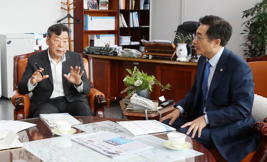 가세로 태안군수, 발빠른 발품행정으로 2020년 정부예산 확보 총력!