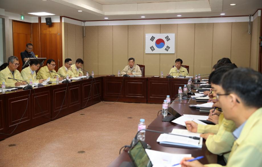 태안군, 태풍 ‘링링’ 북상 긴급 대책회의 개최!