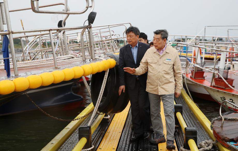 가세로 태안군수, 태풍 ‘링링’ 대비 현장 점검 나서!