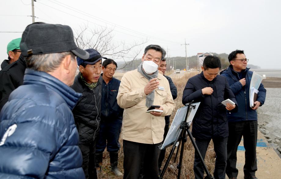 가세로 태안군수, 군민과의 대화 건의사항 현장방문 ‘소통행정 돋보여!’