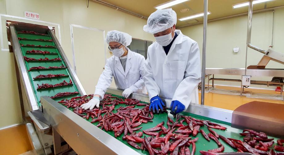 태안산 고춧가루・김치, 충남 학교 급식에 오른다!