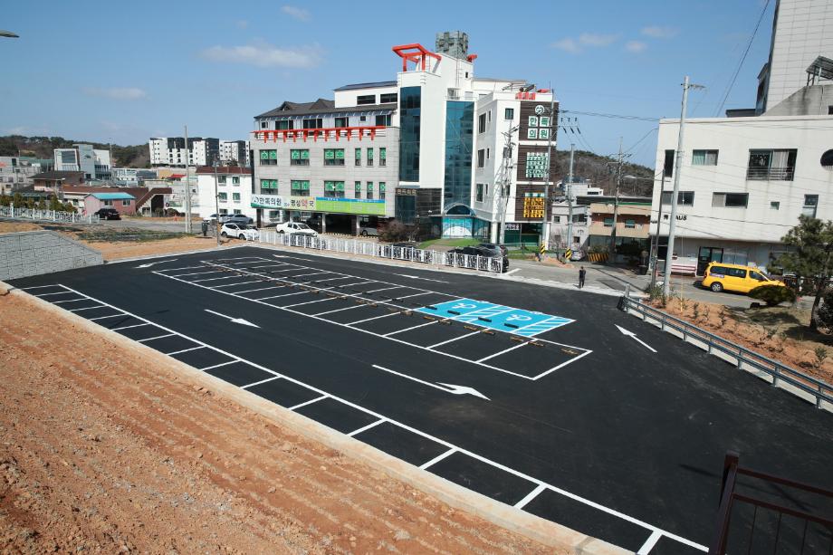 태안군 안면도수산시장 ‘업그레이드’, 주차장 조성 마무리!
