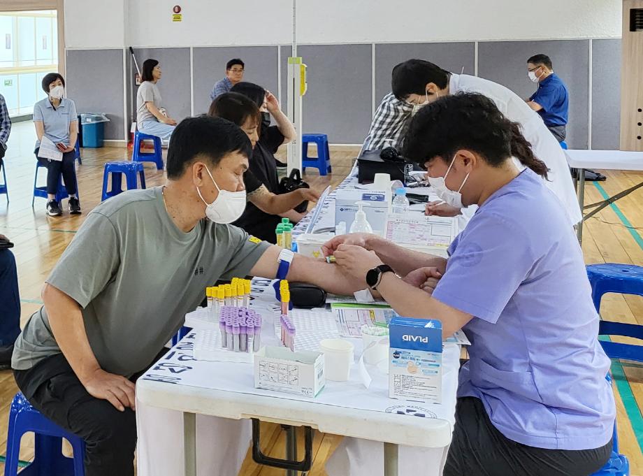 태안군, 현업 근로자 대상 ‘찾아가는 특수건강진단’ 진행