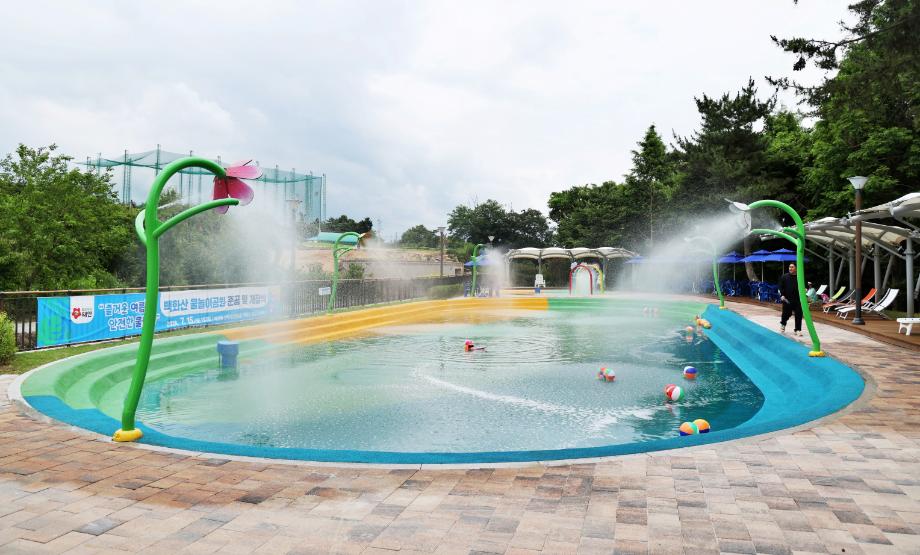 태안군, ‘백화산의 새로운 명소’ 백화산 물놀이 공원 준공!