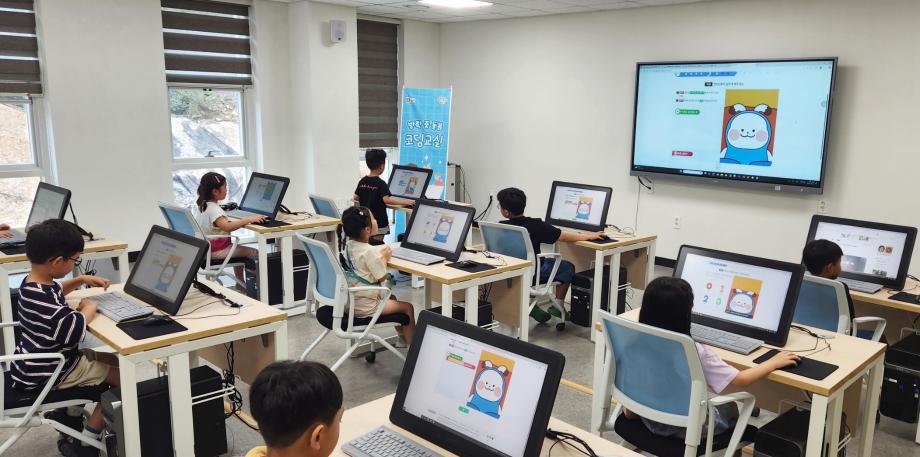 태안군가족센터, 초등생 대상 ‘방학 중 돌봄 코딩교실’ 성료