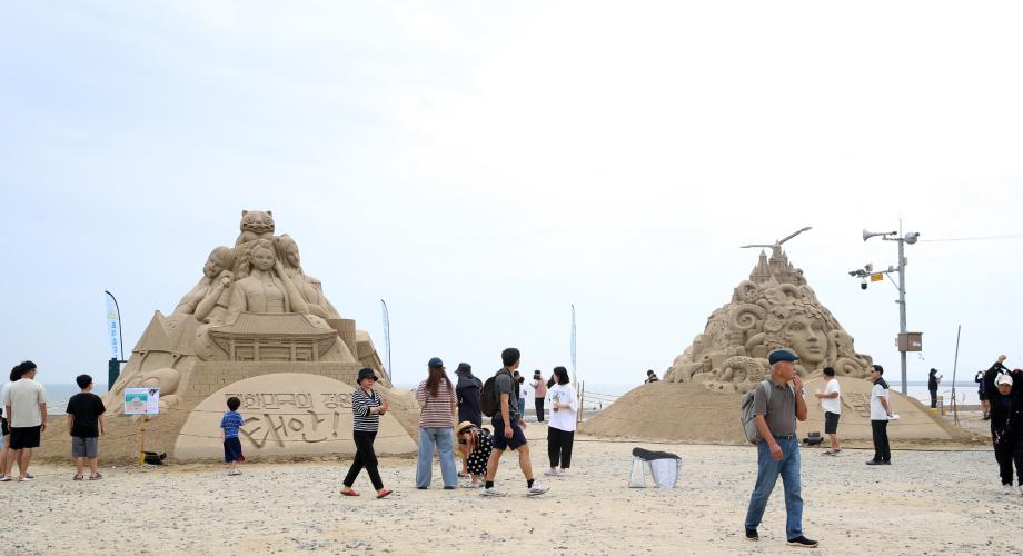 “총 6000명 참여” 제21회 ‘태안 모래조각 힐링페스타’ 성료