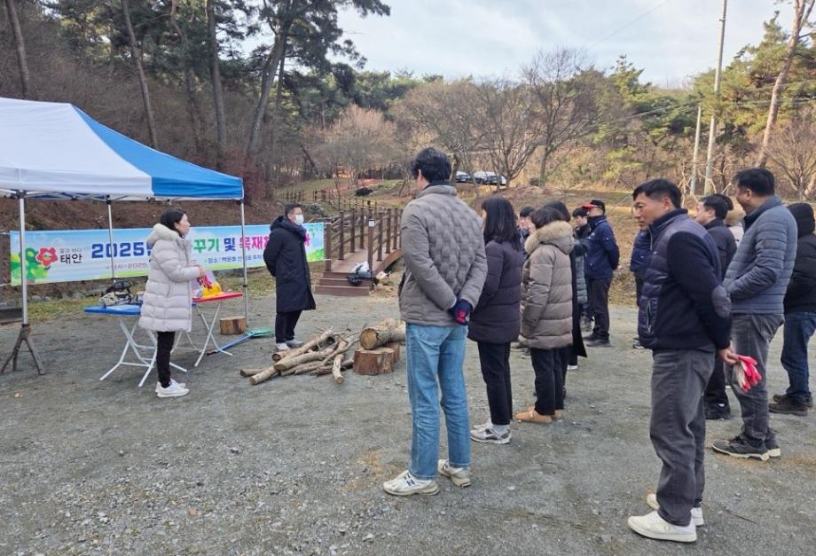 태안군, 산림 소중함 일깨우는 ‘숲가꾸기 및 목재체험 행사’ 개최