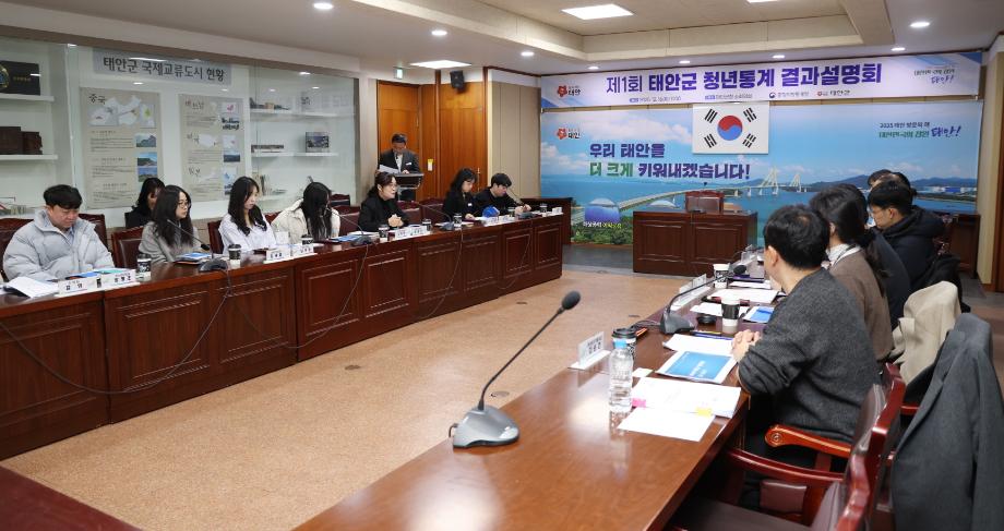 태안군, ‘제1회 청년통계’ 활용방안 마련 위해 머리 맞대
